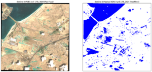 Come rilevare le inondazioni nelle immagini satellitari, caso di studio: inondazioni a Dubai |  di Mahyar Aboutalebi, Ph.D.  ðŸŽ“ |  Aprile 2024

 | Intelligenza-Artificiale