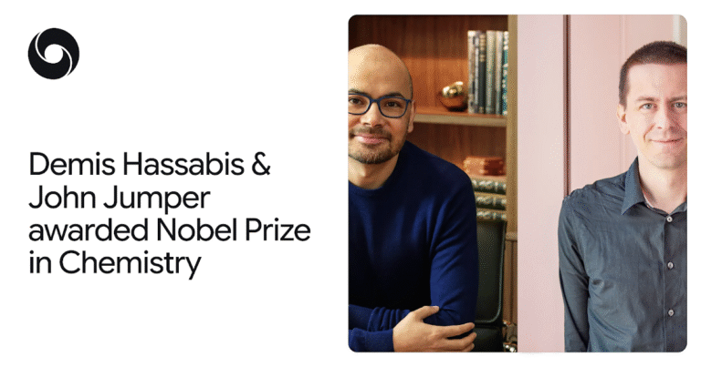 Demis Hassabis e John Jumper premiati con il Premio Nobel per la Chimica

 | Intelligenza-Artificiale