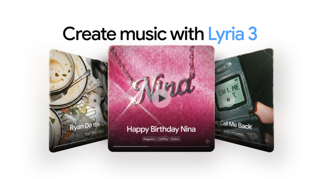 Usa Lyria 3 per creare brani musicali nell’app Gemini

 | Intelligenza-Artificiale